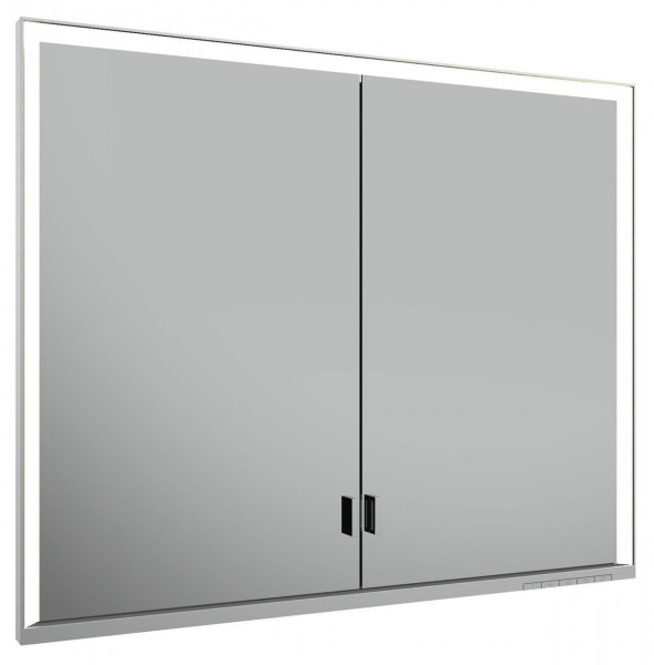 Armoire De Toilette Keuco Royal Lumos Encastré, 2 portes 900 mm Argent anodisé