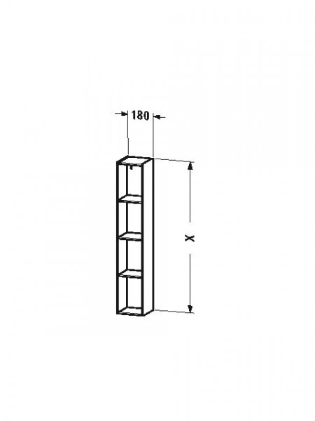 Duravit Planchet L-Cube 180 mm