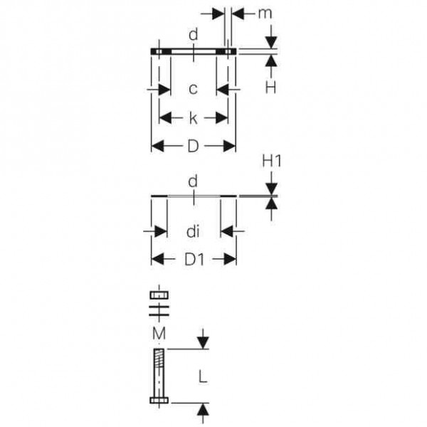 Geberit Flensset d160 PE Chroom (369746001)