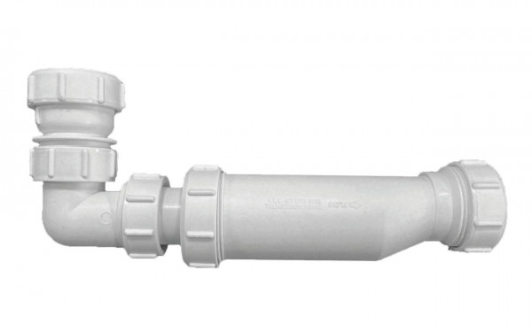 Siphon Lavabo Bayswater Victrion plastique pour lavabo meuble Blanc VCBT005
