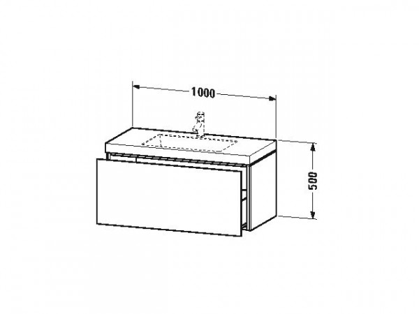 Duravit Badkamermeubel Set L-Cube Hangende 500x480mm