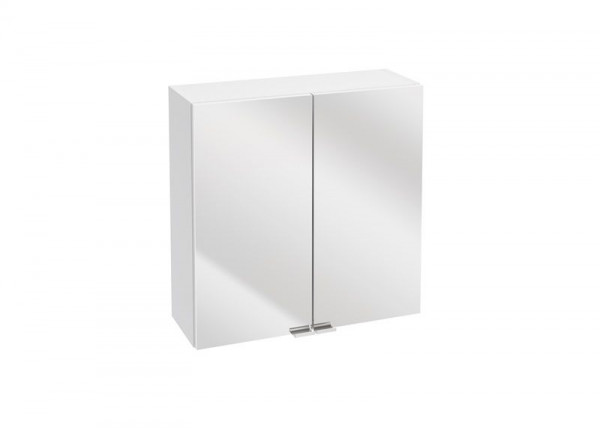 Armoire de Toilette Allibert SOLITA 2 portes miroirs 600x600x210mm Blanc Mat