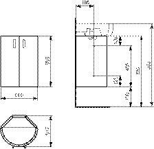 Ideal Standard Deur, voor links, hoek VTUS Connect Arc Walnoot (EF450)