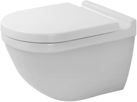 Cuvette WC Suspendu Duravit Starck 3 Rimless à fond creux Blanc Hygiene Glaze 2527092000