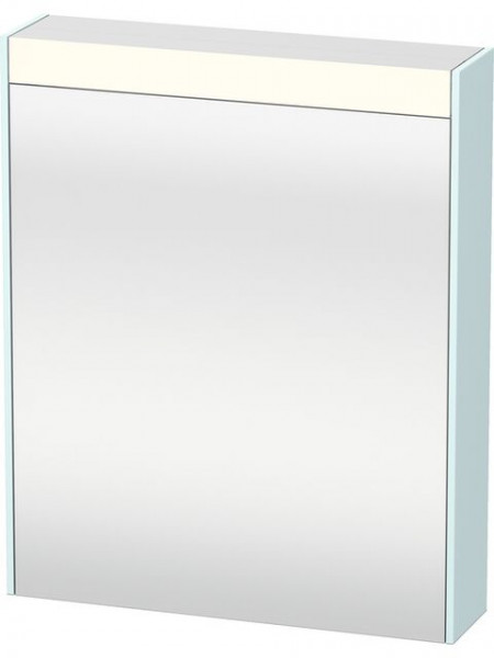 Armoire de Toilette Duravit Brioso avec lumière charnières gauche Bleu pâle mat BR7101L0909