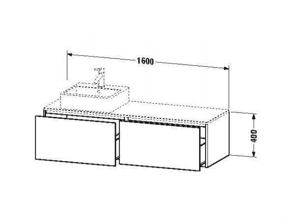 Duravit Wastafelmeubel Hangend XSquare