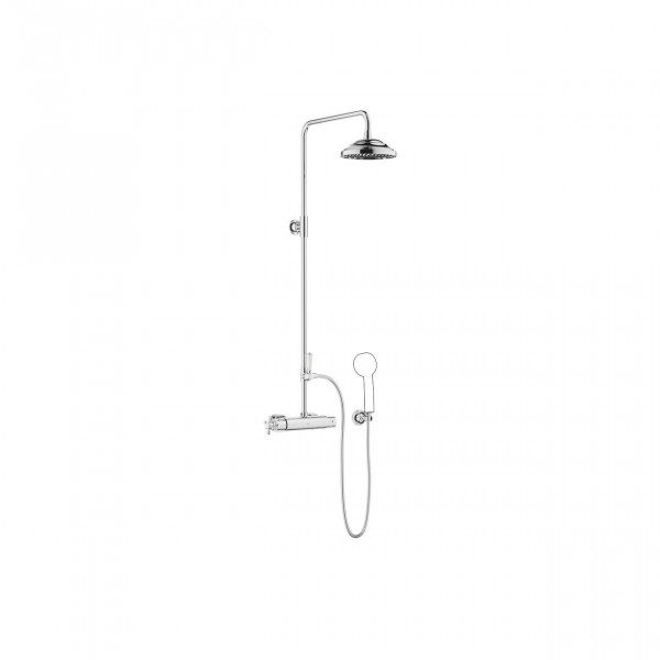 Colonne De Douche Dornbracht MADISON angulaire, pour douchette FlowReduce, thermostatique Chromé 34458360-00