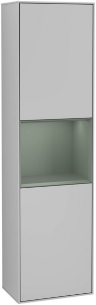 Villeroy en Boch Hoge Badkamerkast Finion 2 deuren 1515x420mm 3 LED