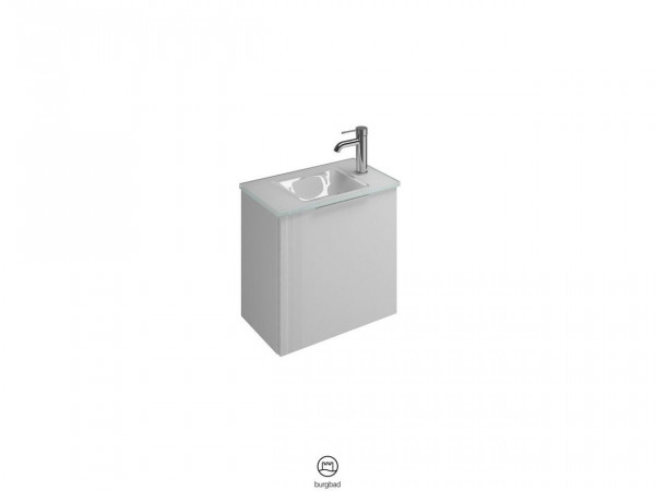 Set Meuble Salle De Bain Burgbad Eqio Lave-Mains, Meuble 1 tiroir 520x495mm Personnalisable SFPH052-PN258