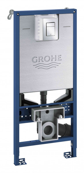 Bâti-Support Grohe Rapid SLX pour WC lavant avec plaque de commande 1130x500x165mm Chromé