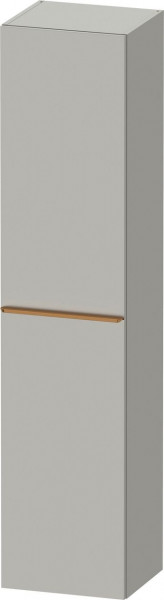 Colonne Salle de Bain Duravit D-Neo porte gauche, poignée bronze 1760mm Gris béton mat DE1328L04070000