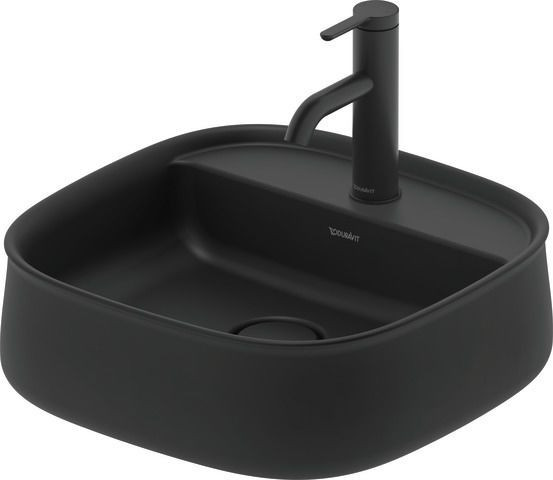 Vasque à poser Duravit Zencha meulé, 1 trou 420mm Anthracite Mat