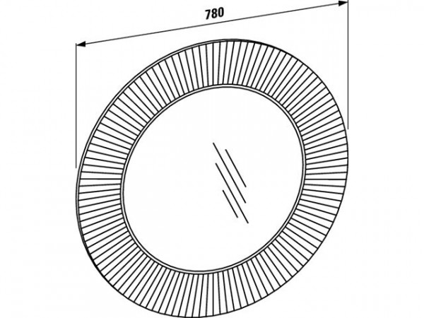 Laufen Spiegel rond Kartell