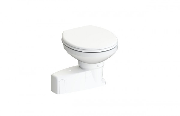 SFA Duoblok Toilet SANIMARIN Maxlite+, 12V met geïntegreerd hefsysteem, voor boot 482mm Wit