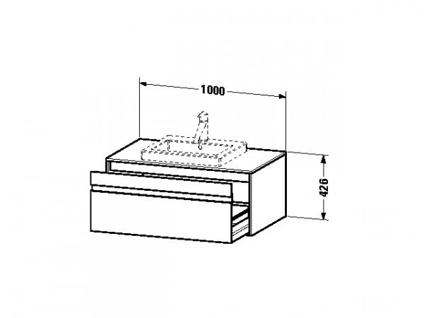 Duravit Wastafelmeubel Hangend Ketho