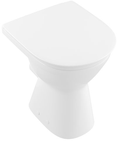 WC à Poser Villeroy et Boch ViCare Antibac, fond plat 360mm Blanc Alpin