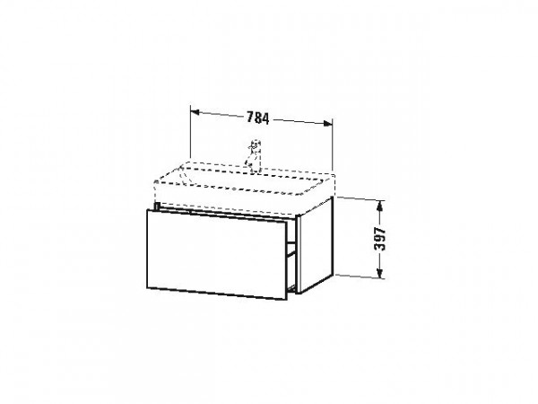 Duravit Wastafelmeubel Hangend Xsquare