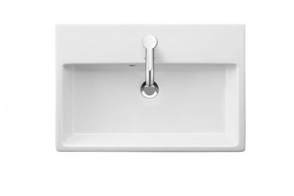 Meubelwastafel Duravit Vero Air, Met overloop 600x160mm Wit