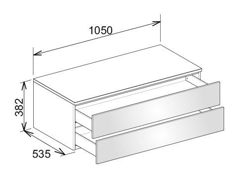 Keuco Edition 400 Sideboard (317521100)