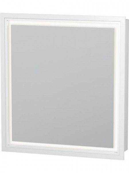 Armoire de Toilette Duravit L-Cube avec lumière charnières droite Blanc LC7650R0000