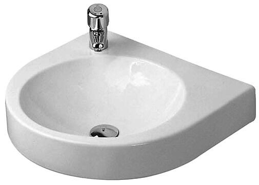 Lave-main Duravit Architec 1 trou prépercé à gauche robinet, 1 trou prépercé à droite distributeur 449580000