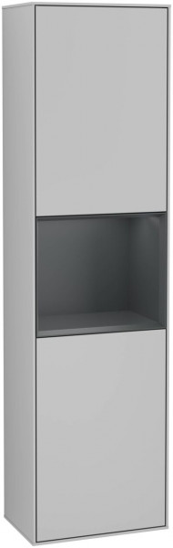 Villeroy en Boch Hoge Badkamerkast Finion 2 deuren 1515x420mm 3 LED