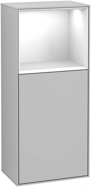 Villeroy en Boch Finion Zijkast 418 x 936 x 270 mm Zwart matte lak (G520PD)