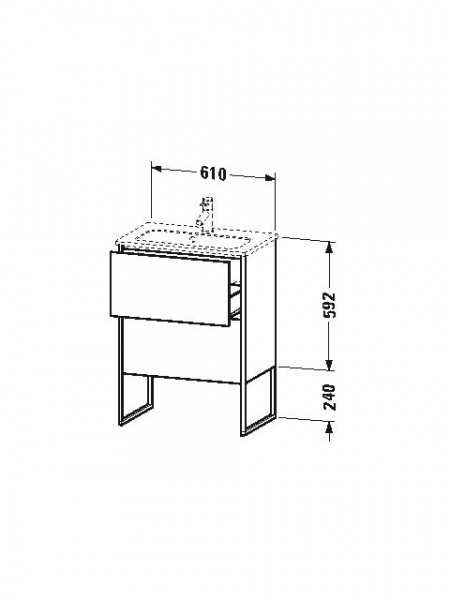 Duravit Wastafelmeubel Xsquare