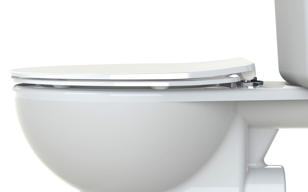 Allibert Abattant WC design en thermodur FALLY - Blanc