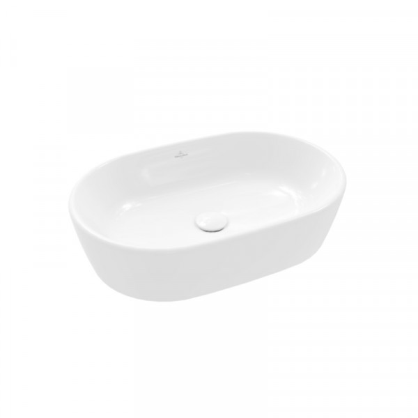 Villeroy & Boch Architectura waskom 60x40x15.5cm Ovaal met overloopgat Wit Alpin glans Ceramic 5A266001