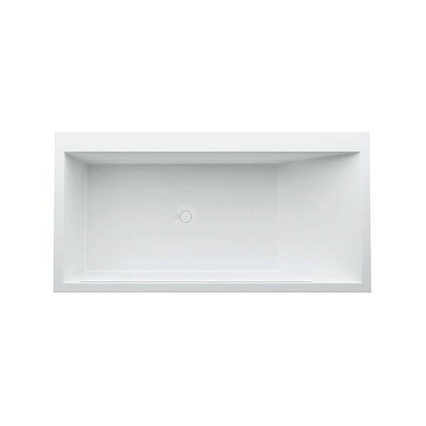 Ligbad Laufen KARTELL LED, linker versie 1700x860x590mm Wit