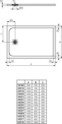 Ideal Standard Ultraflat Solid afdekrooster RVS 12.5x12.5cm betongrijs KV169FS