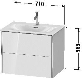 Duravit Wastafelmeubels XSquare voor 234463