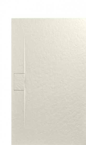 Douchebak Rechthoekig Quare RADIANCE LATERAL Leisteen 1000x700x25mm Crème