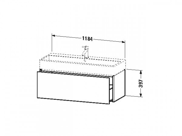 Duravit Wastafelmeubel Hangend Xsquare