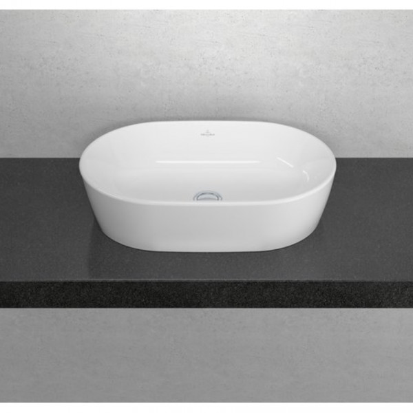 Vasque à Poser Villeroy et Boch Architectura Ovale 400x600x155mm Blanc Alpin