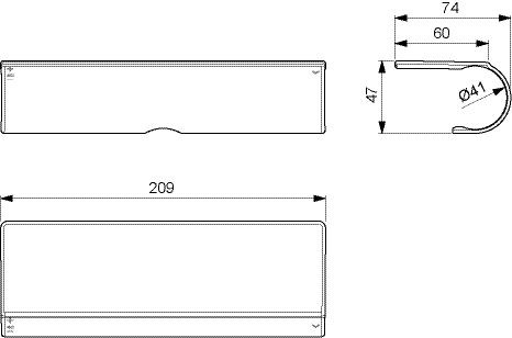 Bakje voor thermostatische mengkraan Ideal Standard CERATHERM T50 Chroom