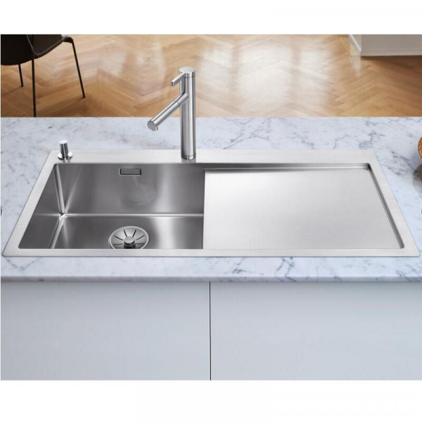 Blanco Inbouw Spoelbak Claron met lekbak (521625)