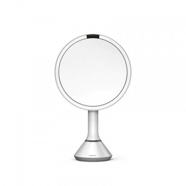 Spiegel met Sensor, Rond, 5x Vergroting, Wit - Simplehuman