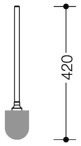 Hewi WC Borstel Serie 805