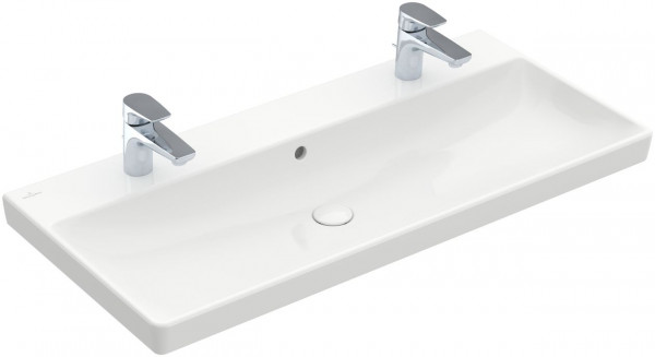 Villeroy et Boch Avento Lavabo plan de toilette 1000 x 470 mm Blanc 4156A4 Blanc Alpin