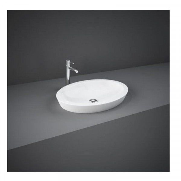 Vasque à Encastrer Rak Ceramics RESORT 580x365mm Blanc Alpin