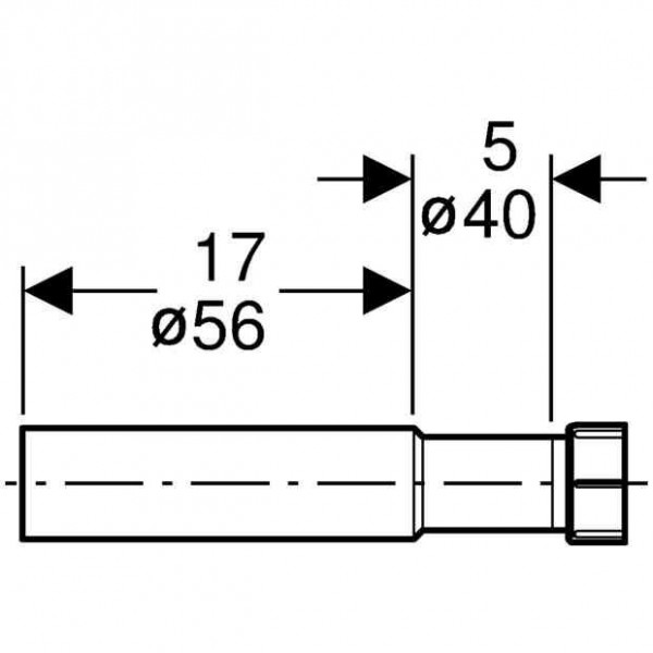 Geberit Uitlaatbocht 45g Universal (150249161)