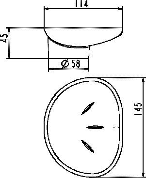 Zeepbakje Glas Jado Retro H960649NU