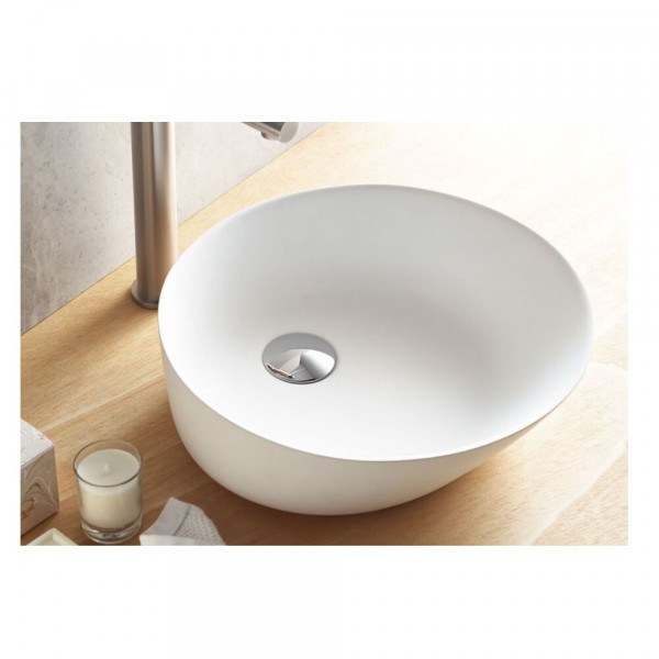 The Bath Collection Opzetwastafel UMBRÍA 380x120mm Wit