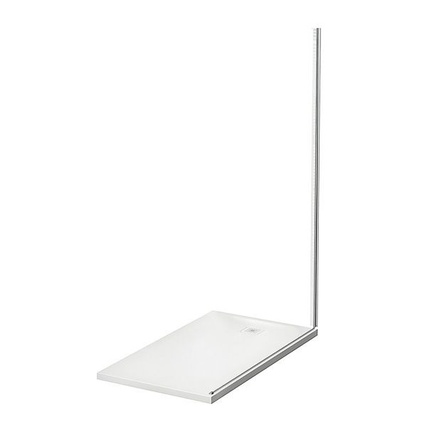 Douchebak Rechthoekig Laufen PRO voor douchescherm rechts 1600x800x42mm Wit