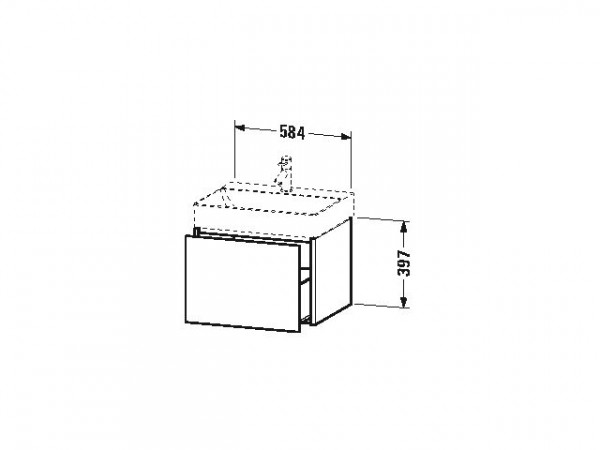 Duravit Wastafelmeubel Hangend Xsquare