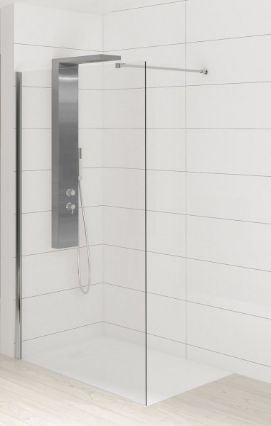 Kinedo Paroi de Douche Italienne KINESTYLE SOLO pour un espace douche ouvert 1000mm Verre Transparent