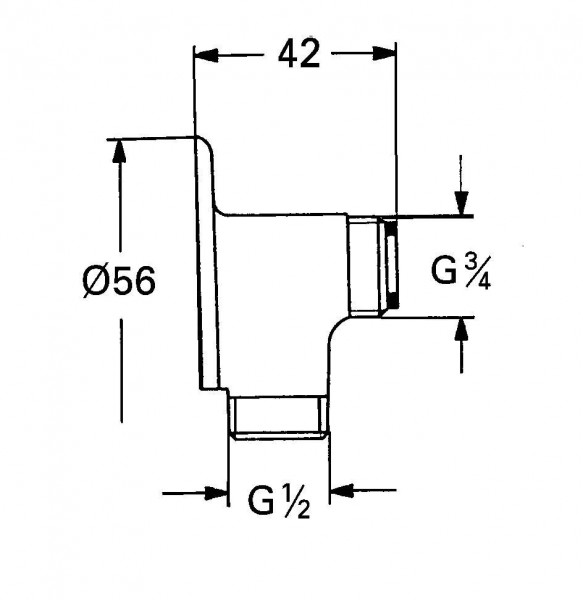 Grohe Muurplaat 12015000