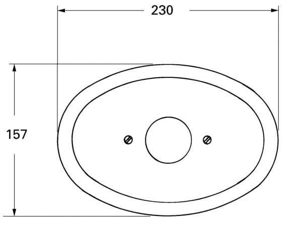 Grohe Rozet ovaal 8365000